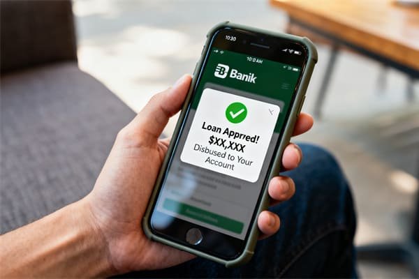 Processus de prêt en ligne